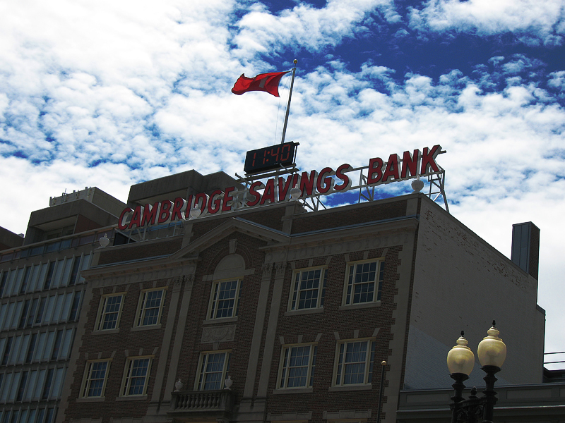 the bank