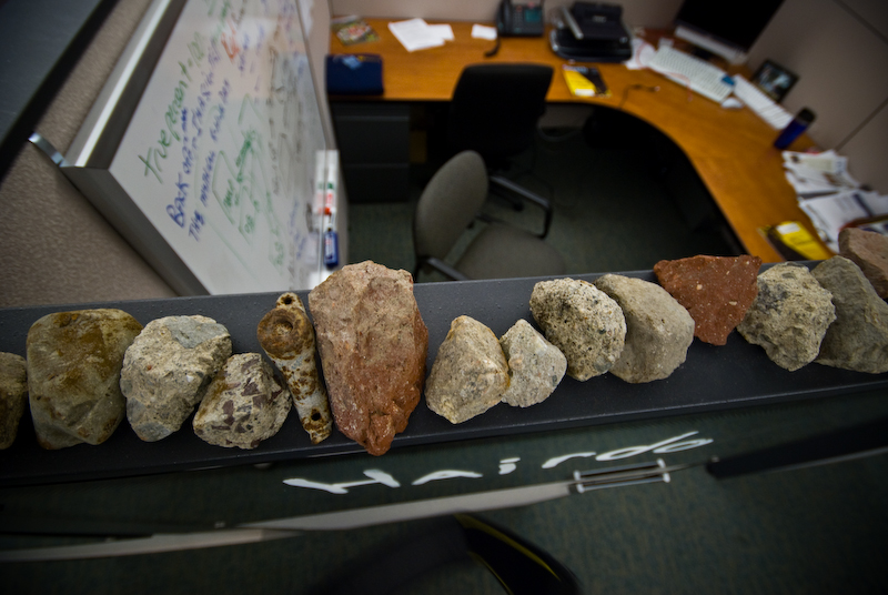 rocks at work
